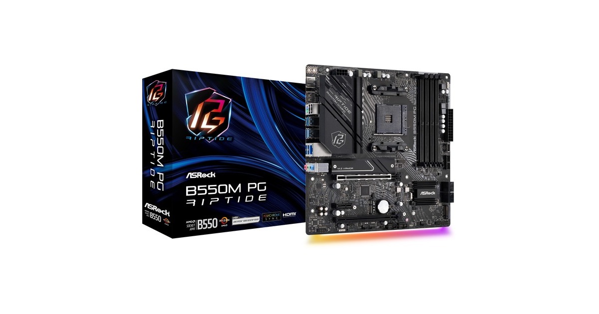 ASRock B550M PG RIPTIDE, Mainboard