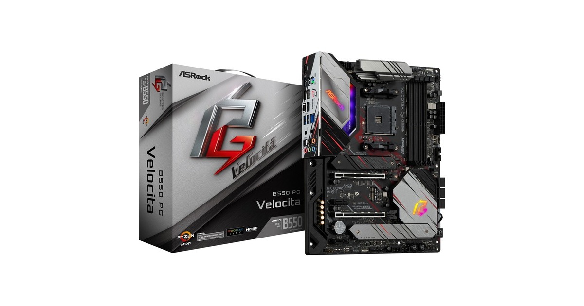 ASRock B550 PG Velocita, Mainboard