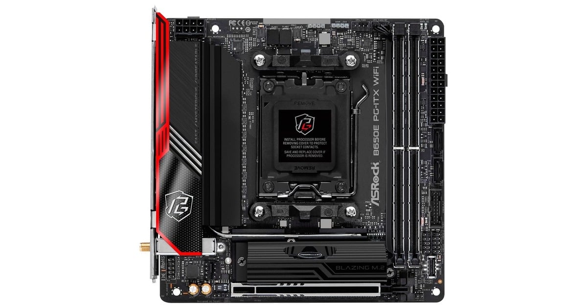 ASRock B650E PG-ITX WIFI, Mainboard(schwarz)