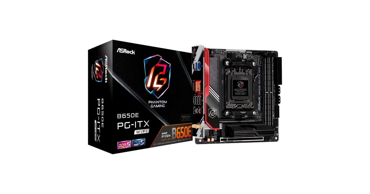 ASRock B650E PG-ITX WIFI, Mainboard(schwarz)