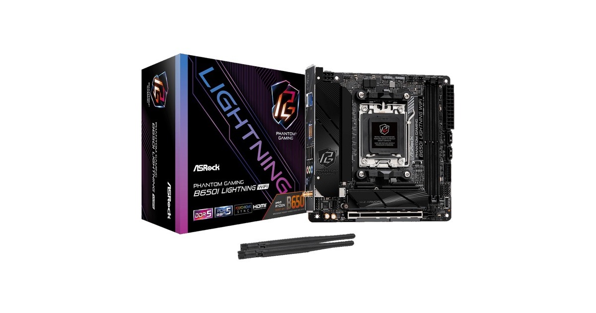 ASRock B650I Lightning WiFi, Mainboard(schwarz)