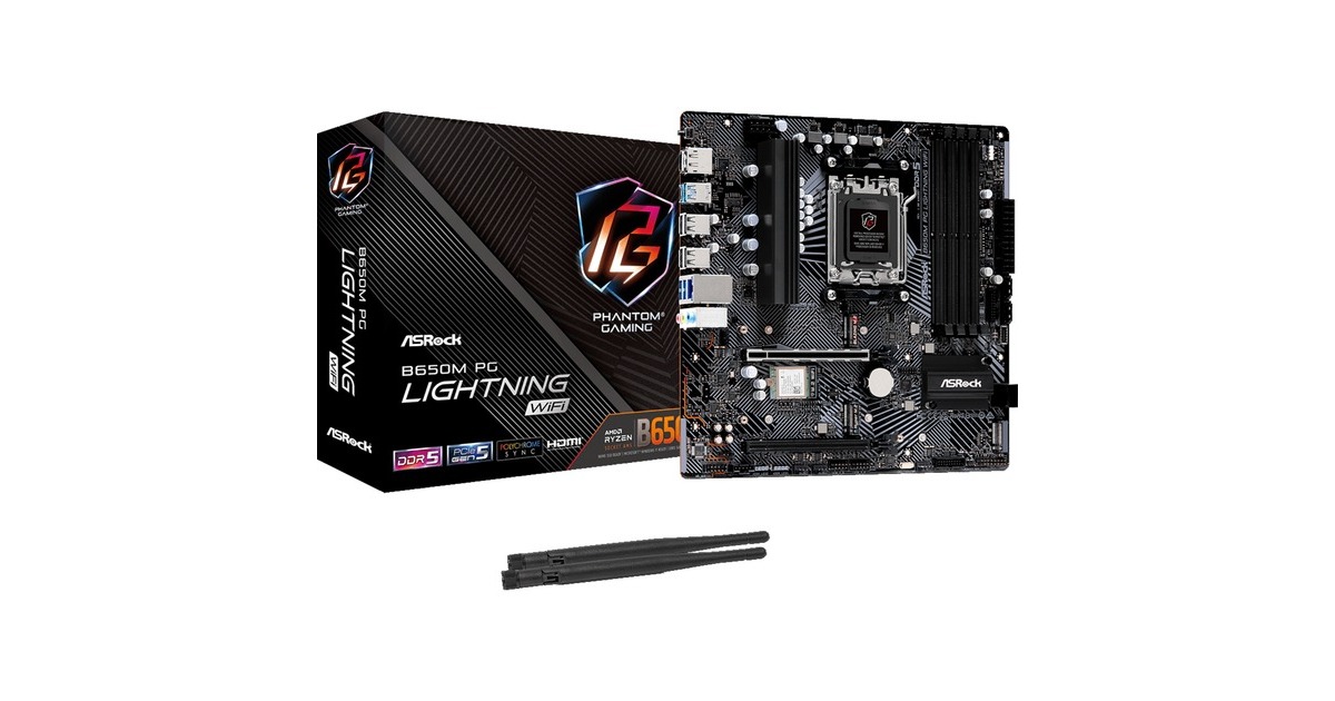ASRock B650M PG LIGHTNING WIFI, Mainboard
