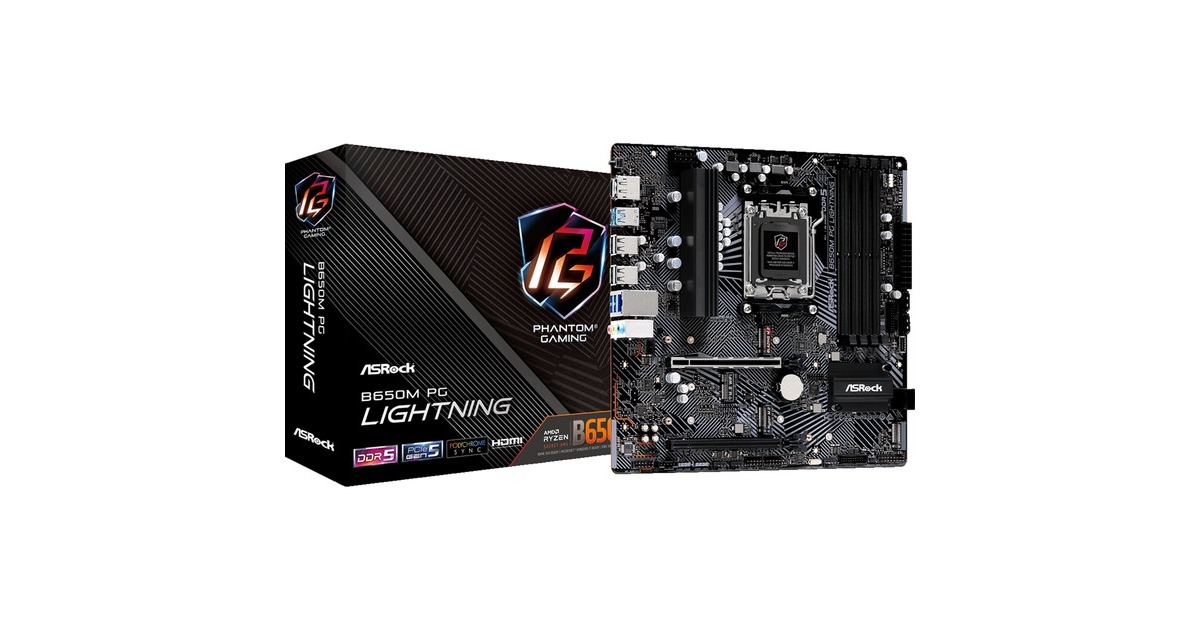 ASRock B650M PG LIGHTNING, Mainboard