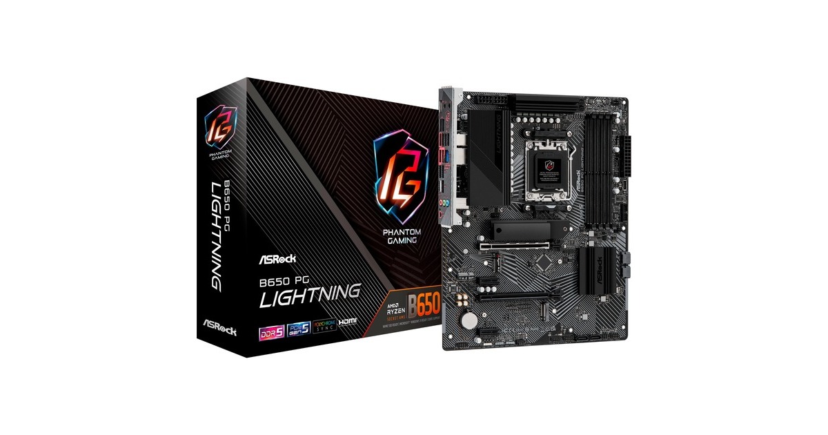 ASRock B650 PG LIGHTNING, Mainboard(schwarz)