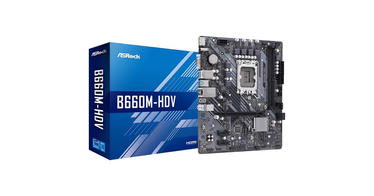 ASRock B660M-HDV, Mainboard