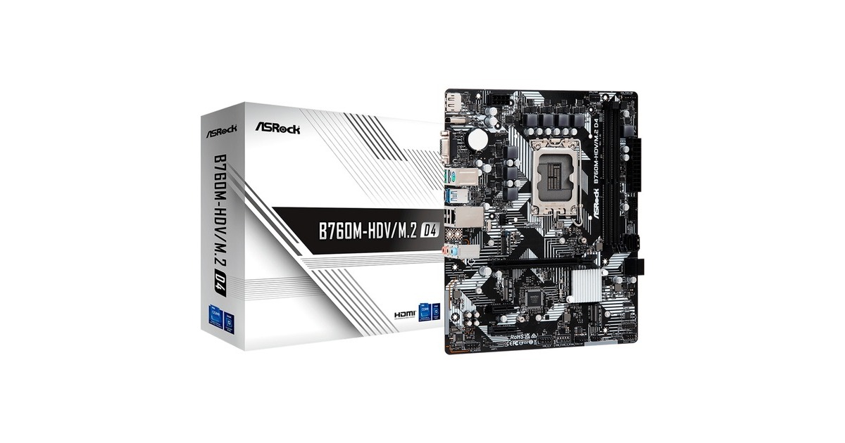 ASRock B760M-HDV/M.2 D4, Mainboard