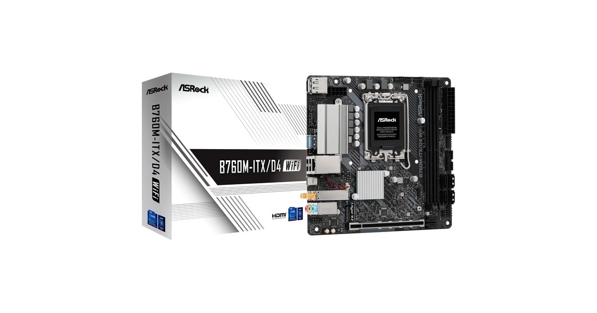 ASRock B760M-ITX/D4 WIFI, Mainboard