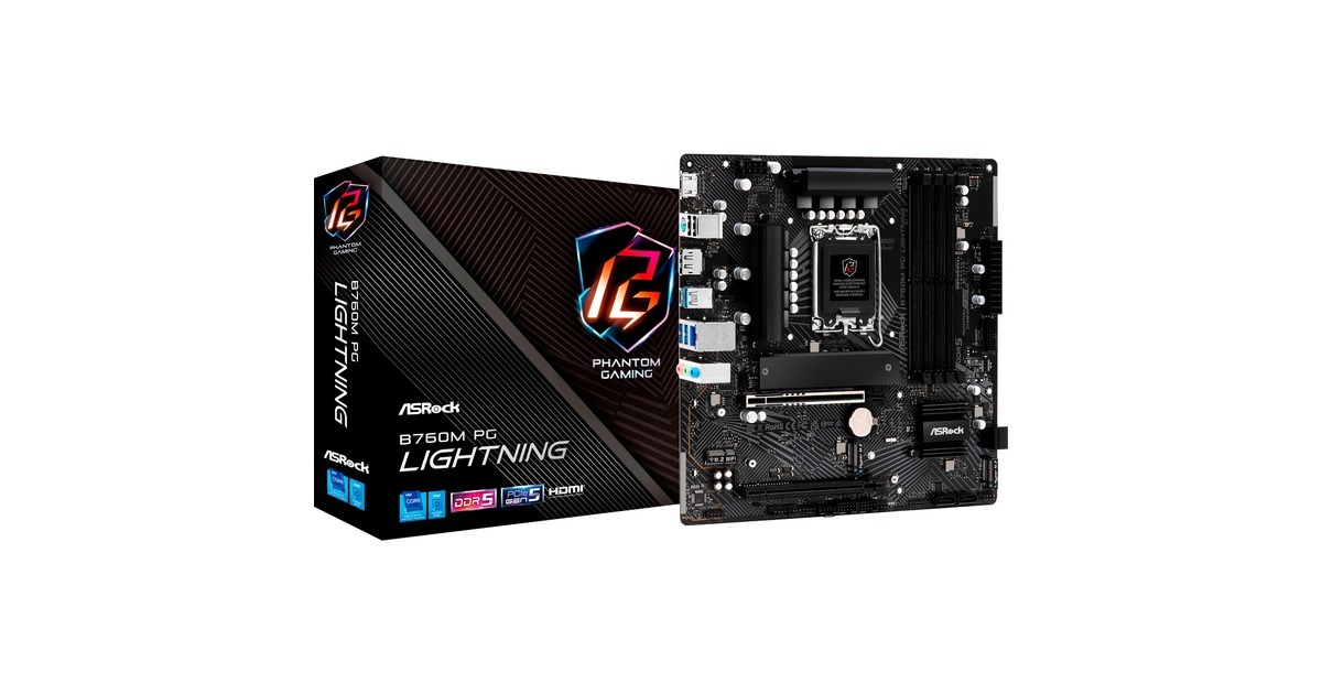 ASRock B760M PG LIGHTNING, Mainboard