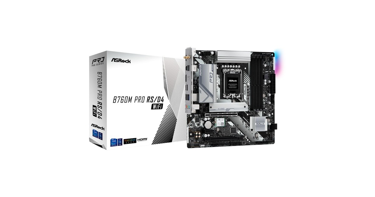 ASRock B760M Pro RS/D4 WiFi, Mainboard