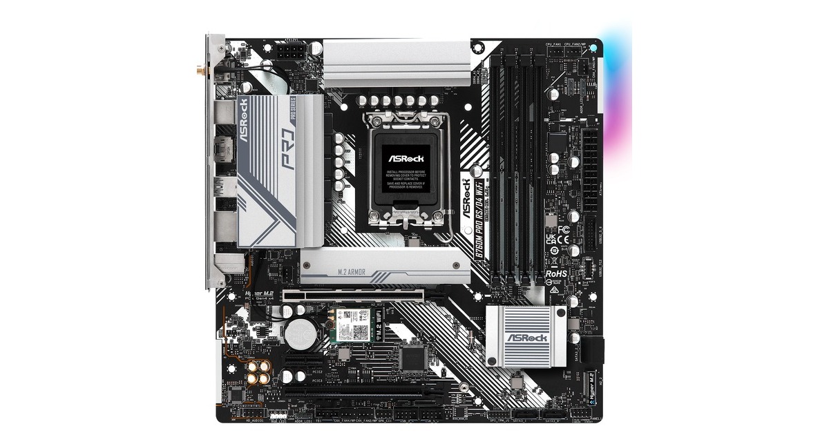 ASRock B760M Pro RS/D4 WiFi, Mainboard