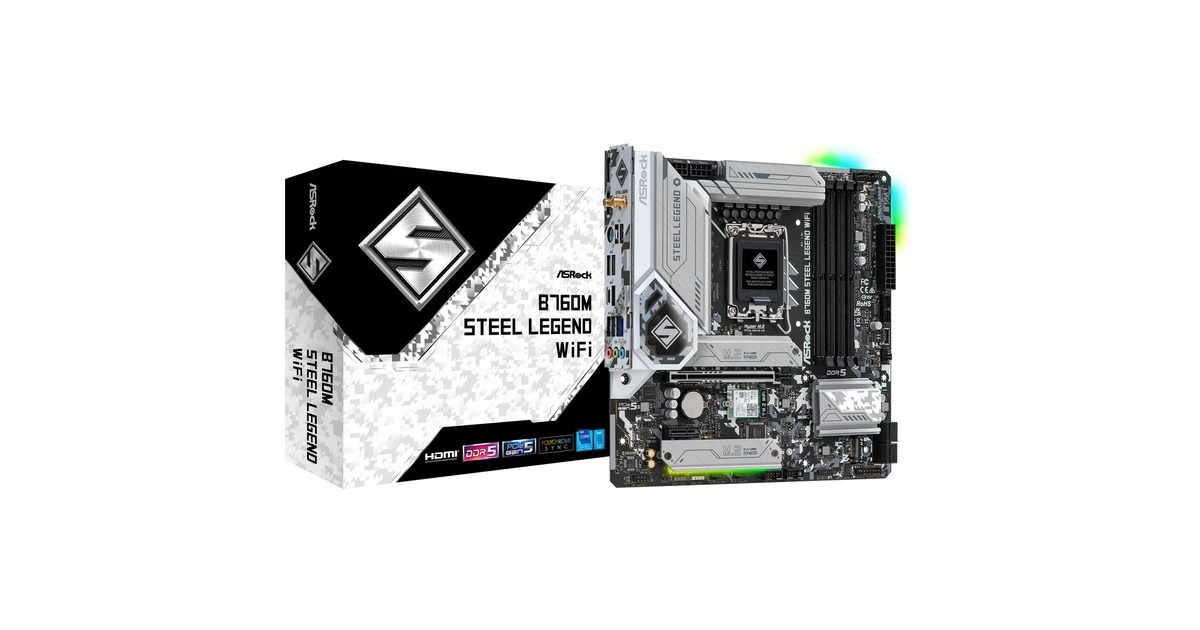 ASRock B760M Steel Legend WiFi, Mainboard