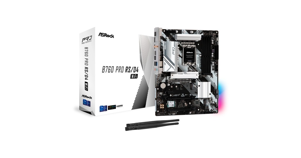 ASRock B760 PRO RS/D4 WIFI, Mainboard