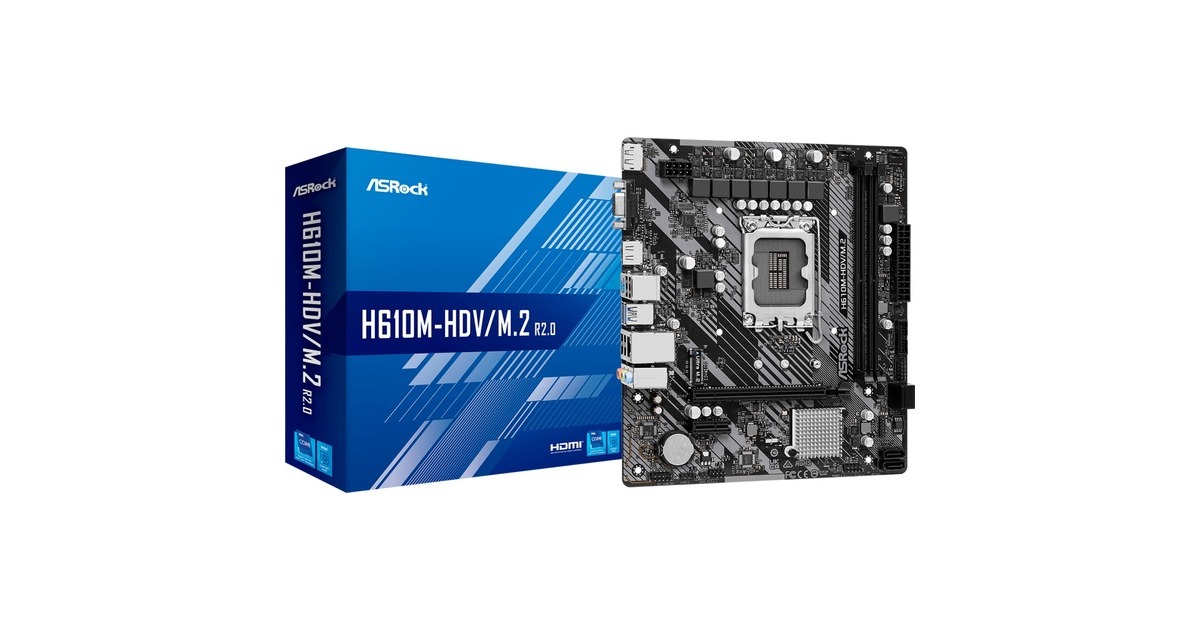 ASRock H610M-HDV/M.2 R2.0, Mainboard