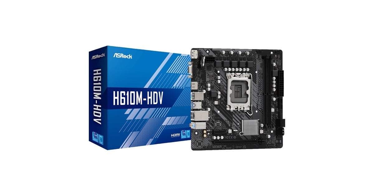 ASRock H610M-HDV, Mainboard