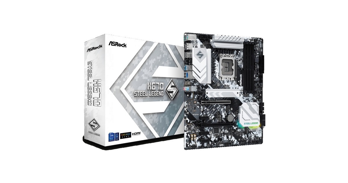 ASRock H670 STEEL LEGEND, Mainboard