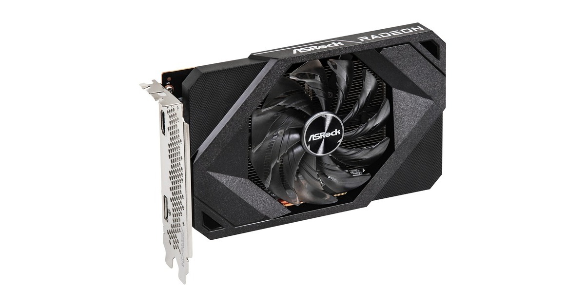 ASRock Radeon 6500 XT Challenger ITX, Grafikkarte(RDNA 2, GDDR6, 1x DisplayPort, 1x HDMI)