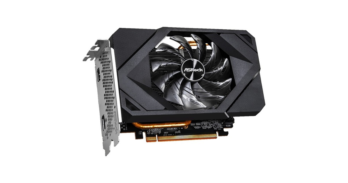 ASRock Radeon 6500 XT Challenger ITX, Grafikkarte(RDNA 2, GDDR6, 1x DisplayPort, 1x HDMI)