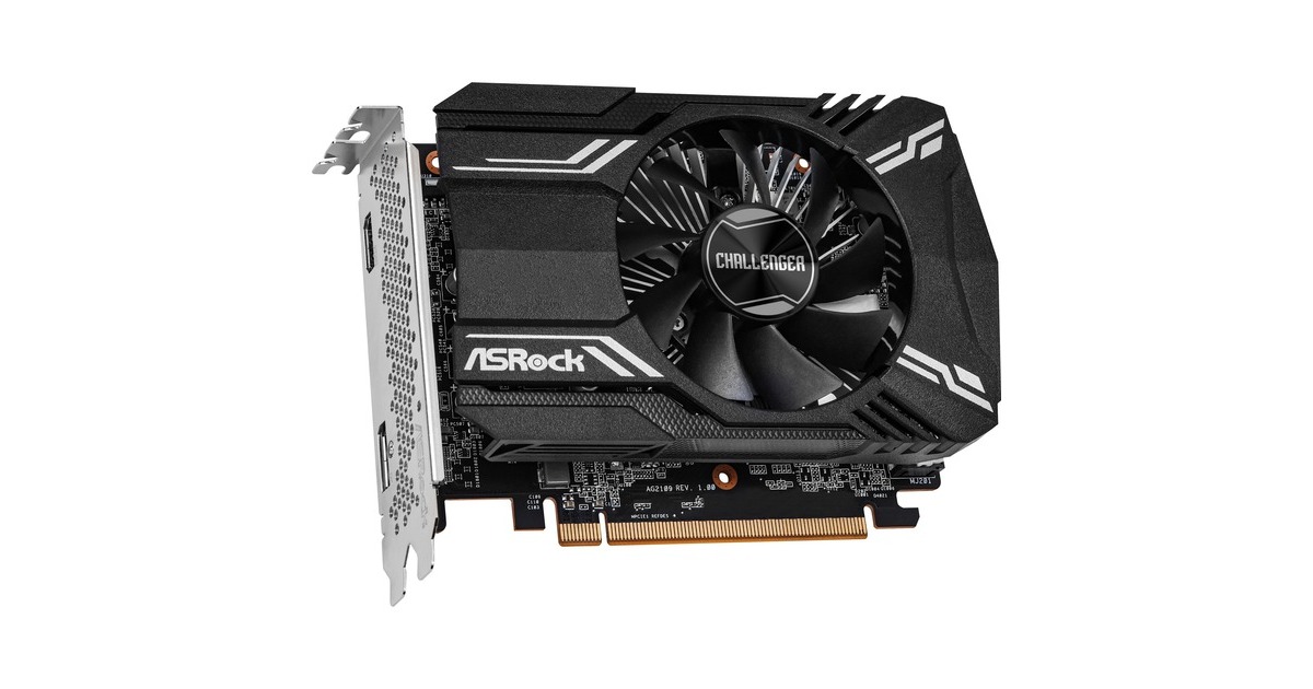 ASRock Radeon RX 6400 Challenger ITX, Grafikkarte(RDNA 2, GDDR6, 1x DisplayPort, 1x HDMI)