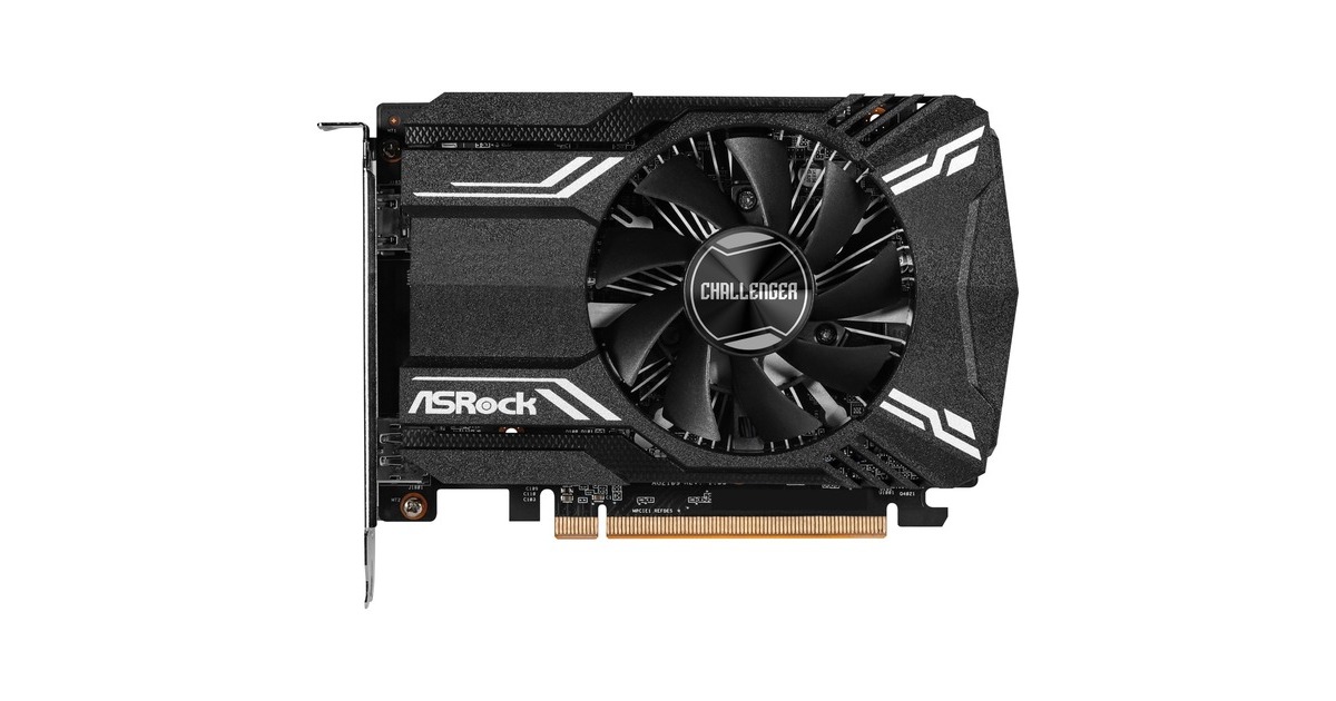 ASRock Radeon RX 6400 Challenger ITX, Grafikkarte(RDNA 2, GDDR6, 1x DisplayPort, 1x HDMI)