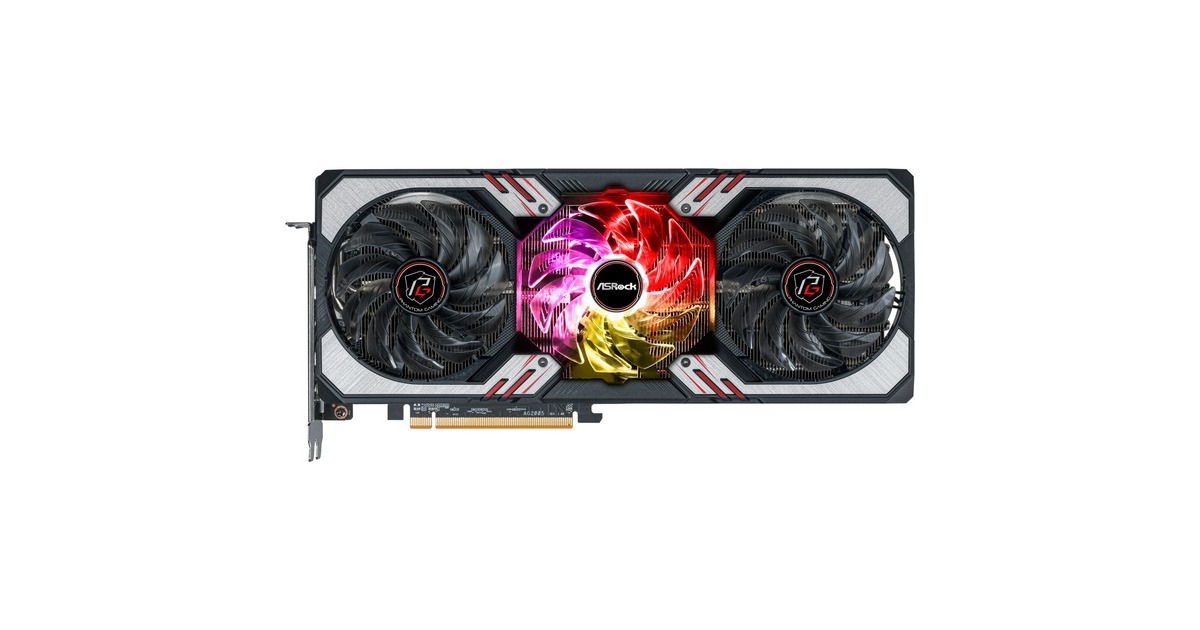 ASRock Radeon RX 6750 XT PHANTOM GAMING D OC, Grafikkarte(RDNA 2, GDDR6, 3x DisplayPort, 1x HDMI 2.1)