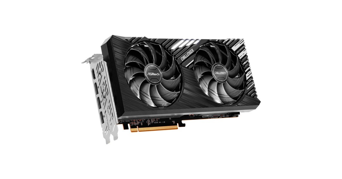 ASRock Radeon RX 7700 XT Challenger 12GB OC, Grafikkarte(RDNA 3, GDDR6, 3x DisplayPort, 1x HDMI 2.1)