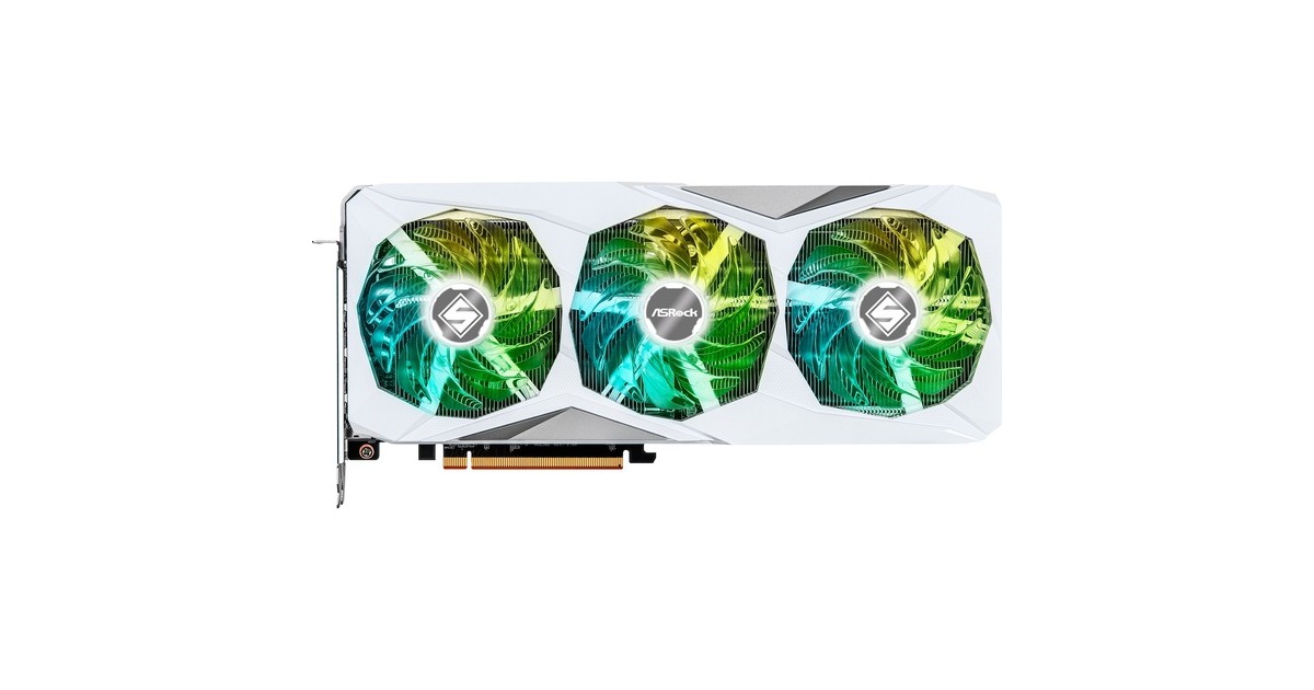 ASRock Radeon RX 7700 XT Steel Legend OC, Grafikkarte(RDNA 3, GDDR6, 3x DisplayPort, 1x HDMI 2.1)