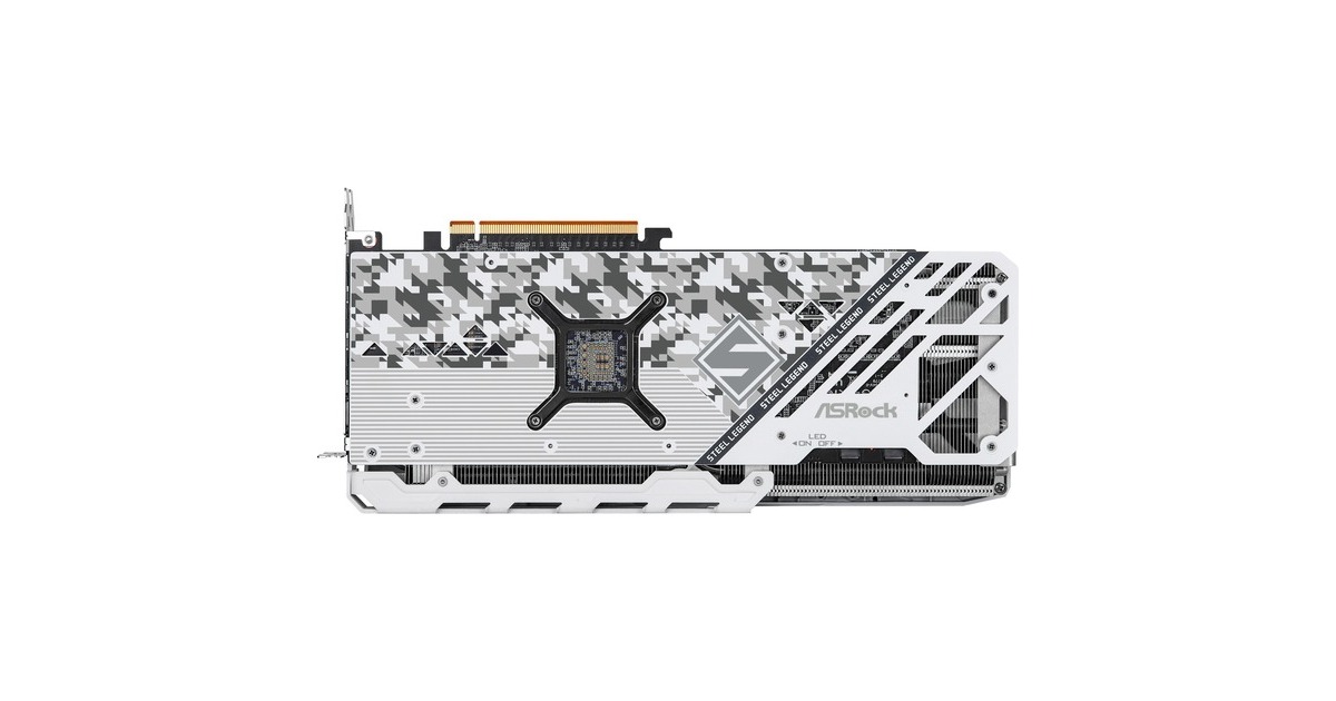 ASRock Radeon RX 7700 XT Steel Legend OC, Grafikkarte(RDNA 3, GDDR6, 3x DisplayPort, 1x HDMI 2.1)