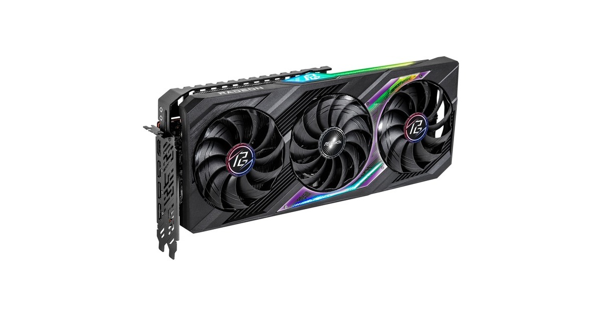ASRock Radeon RX 7800 XT Phantom Gaming 16 GB OC, Grafikkarte(weiß, RDNA 3, GDDR6, 3x DisplayPort, 1x HDMI 2.1)