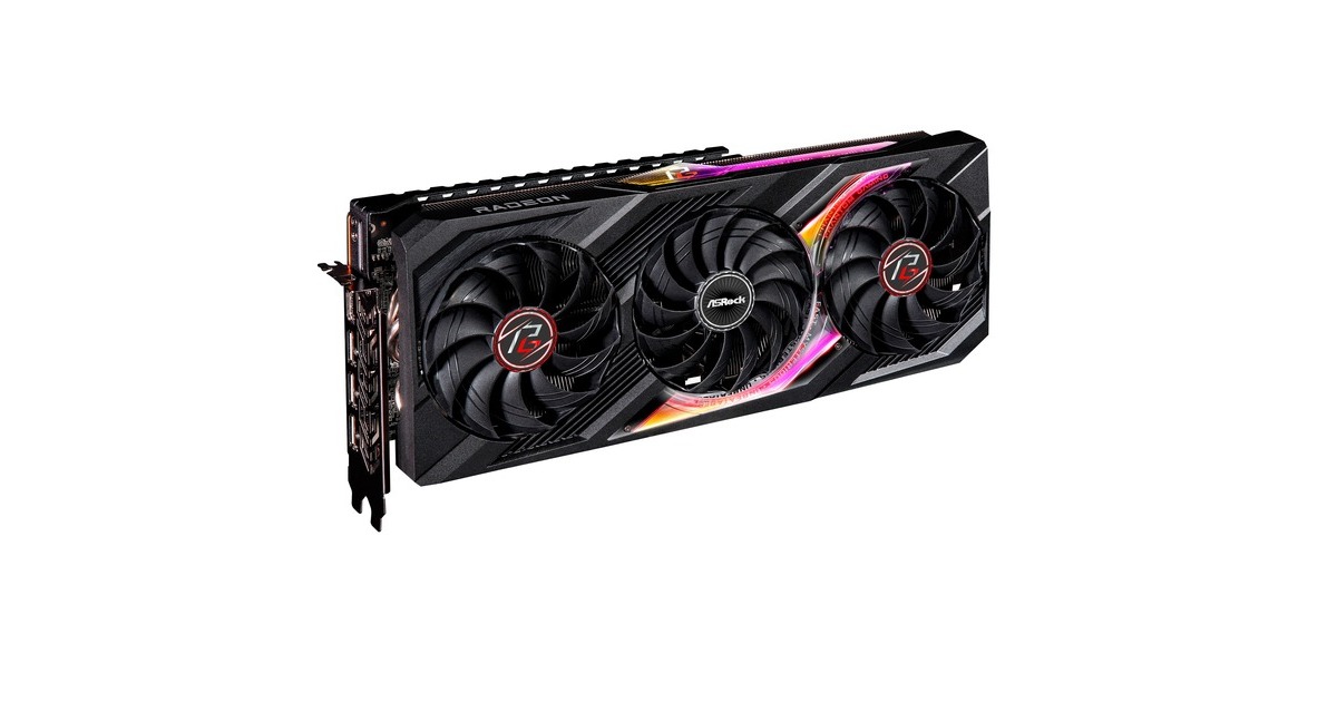 ASRock Radeon RX 7900 XTX Phantom Gaming 24GB OC , Grafikkarte(schwarz, RDNA 3, GDDR6, 3x DisplayPort, 1x HDMI 2.1)