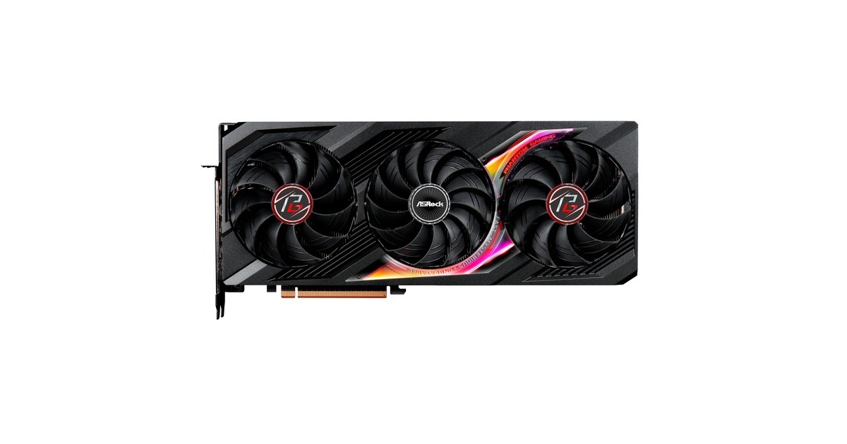 ASRock Radeon RX 7900 XTX Phantom Gaming 24GB OC , Grafikkarte(schwarz, RDNA 3, GDDR6, 3x DisplayPort, 1x HDMI 2.1)