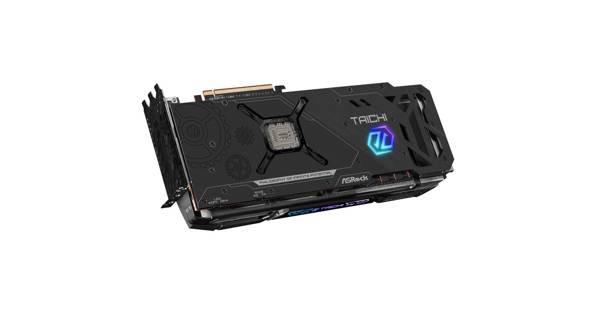 ASRock Radeon RX 7900 XTX Taichi 24GB OC, Grafikkarte(RDNA 3, GDDR6, 3x DisplayPort, 1x HDMI 2.1)