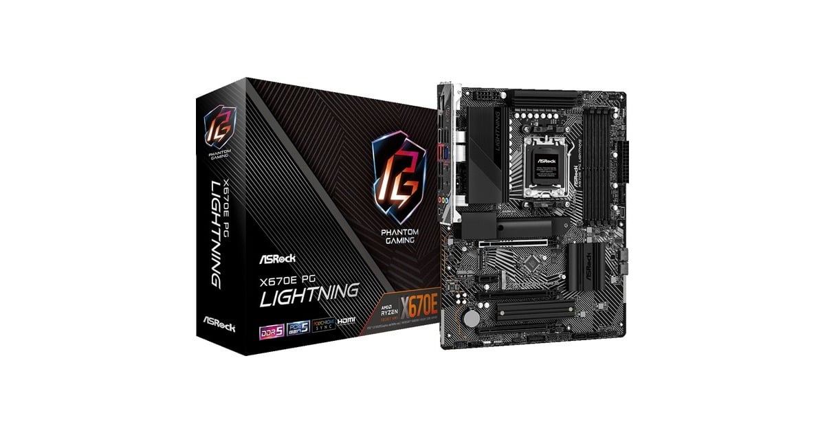 ASRock X670E PG Lightning, Mainboard(Outlet) ASRock X670E PG Lightning, Mainboard(Outlet)