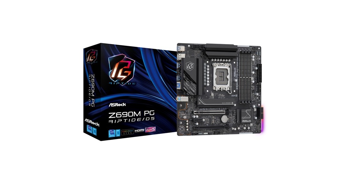 ASRock Z690M PG RIPTIDE/D5, Mainboard