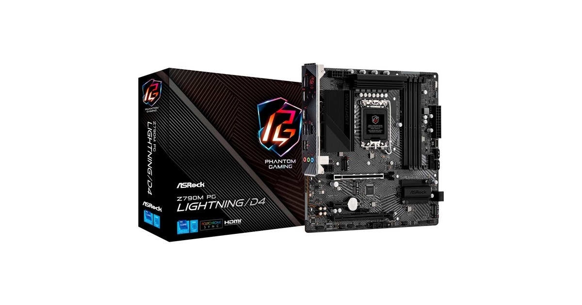 ASRock Z790M PG LIGHTNING/D4, Mainboard