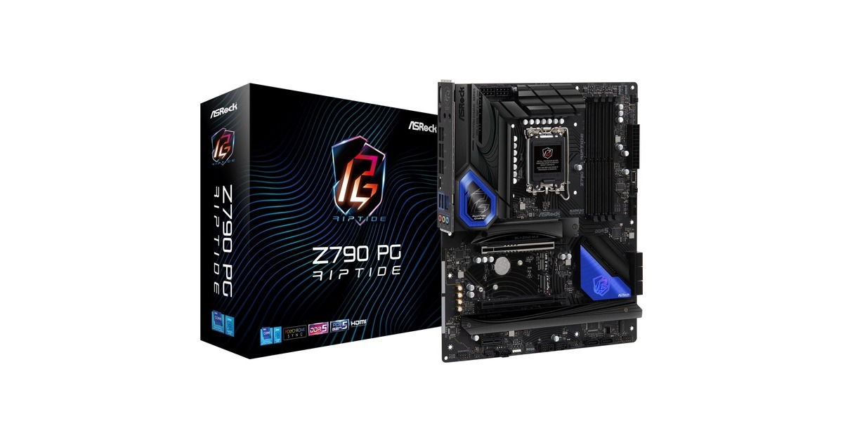 ASRock Z790 PG RIPTIDE, Mainboard(schwarz, Outlet) ASRock Z790 PG RIPTIDE, Mainboard(schwarz, Outlet)