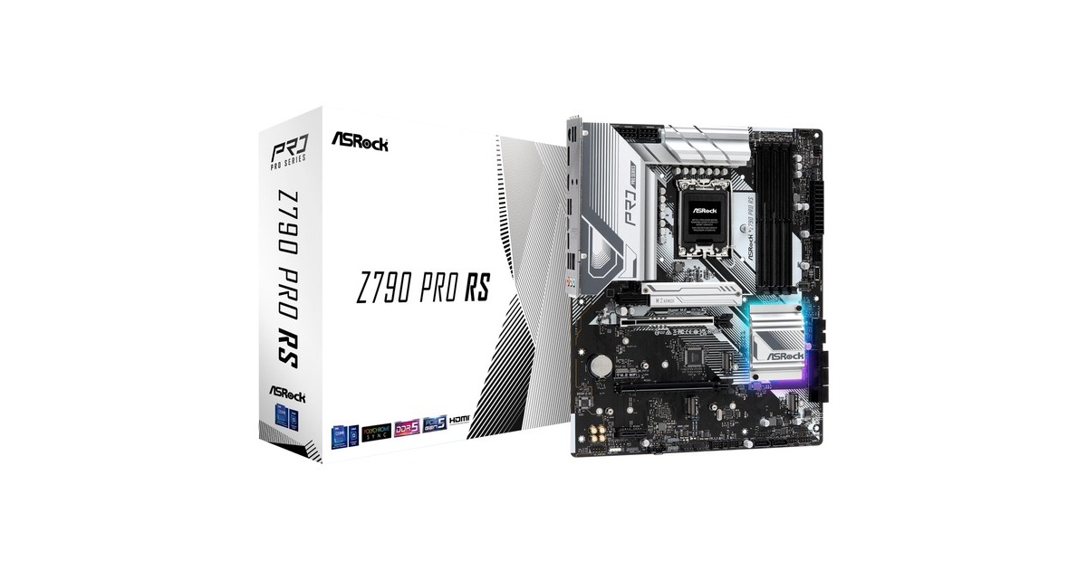 ASRock Z790 PRO RS, Mainboard(schwarz/silber)