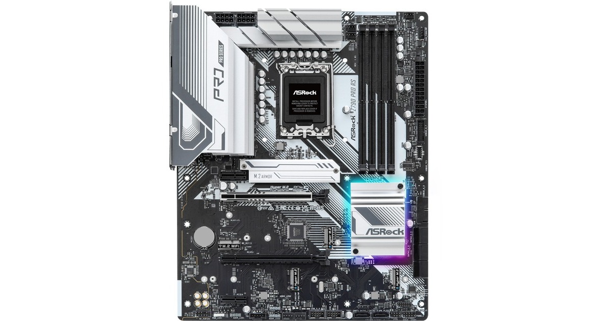 ASRock Z790 PRO RS, Mainboard(schwarz/silber) ASRock Z790 PRO RS, Mainboard(schwarz/silber)