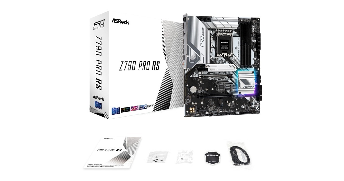 ASRock Z790 PRO RS, Mainboard(schwarz/silber) ASRock Z790 PRO RS, Mainboard(schwarz/silber)
