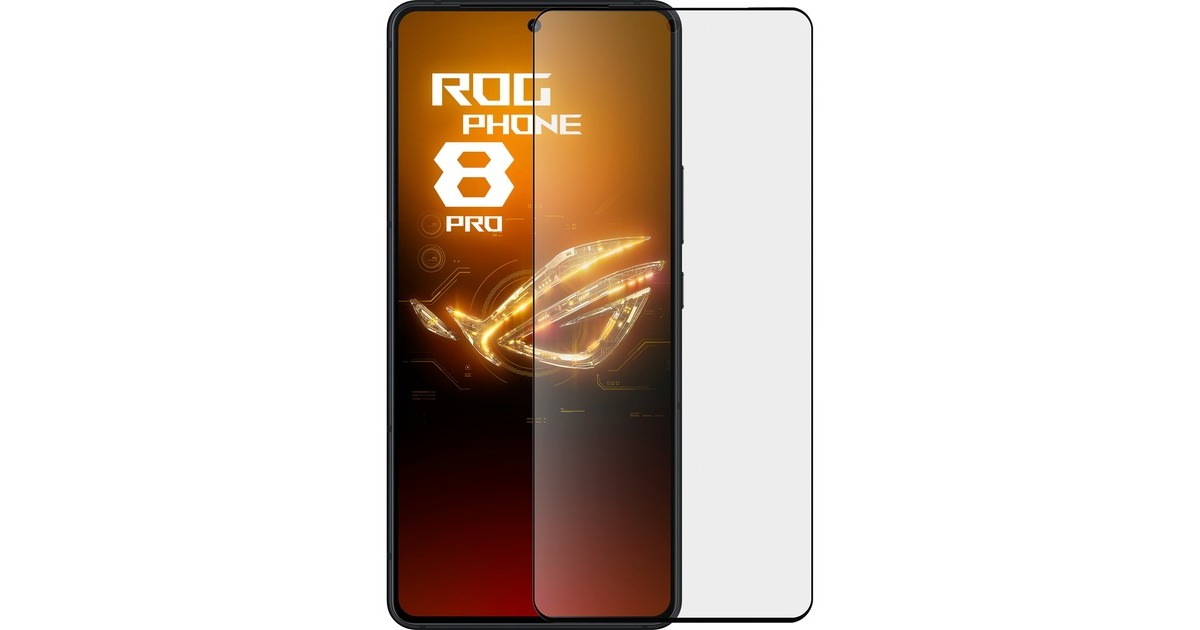 ASUS Antibacterial Glass Screen Protector, Schutzfolie(transparent, ASUS ROG Phone 8)
