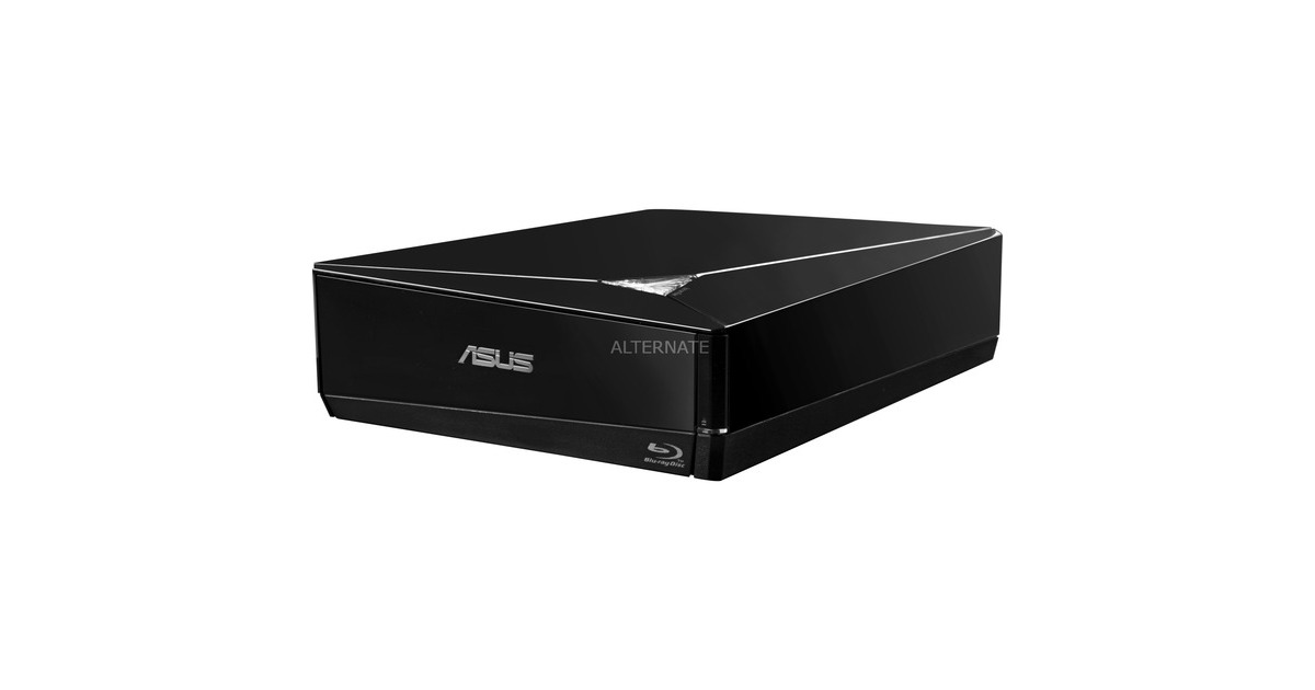 ASUS BW-16D1H-U Pro, externer Blu-ray-Brenner(schwarz, USB 3.0, M-DISC)