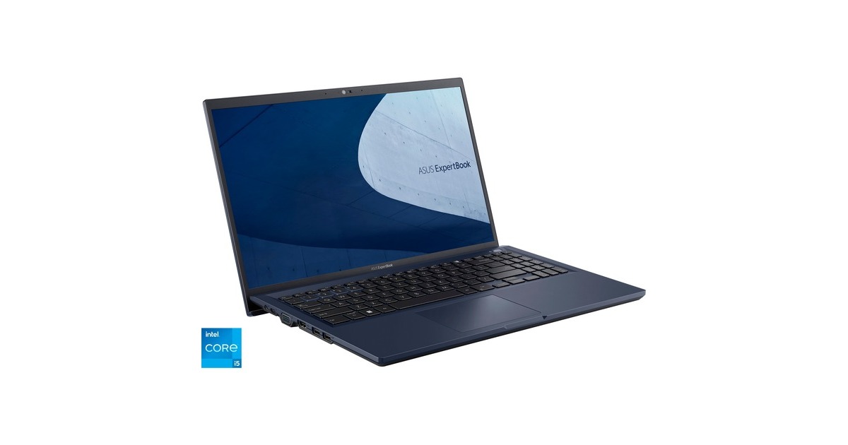 ASUS ExpertBook B1 (B1501CEAE-BQ1694R), Notebook(dunkelblau, Windows 10 Pro 64-Bit, 39.6 cm (15.6 Zoll), 512 GB SSD, Outlet)