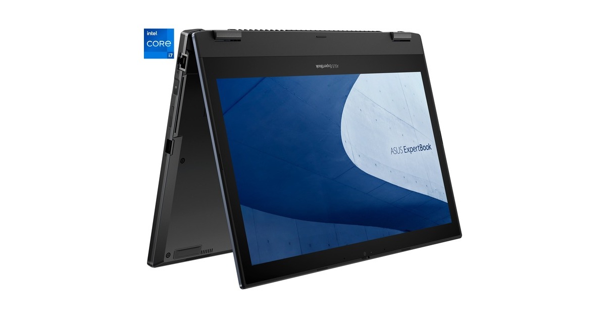 ASUS ExpertBook B2 Flip (B2402FBA-N70265X), Notebook(dunkelblau, Windows 11 Pro 64-Bit, 35.6 cm (14 Zoll), 512 GB SSD)
