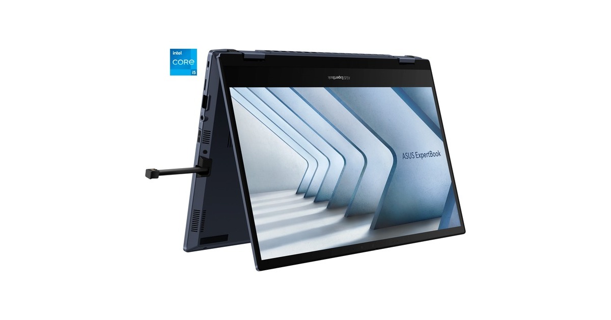 ASUS ExpertBook B5 Flip (B5402FBA-KA0631X), Notebook(dunkelblau, Windows 11 Pro 64-Bit, 35.6 cm (14 Zoll), 512 GB SSD)