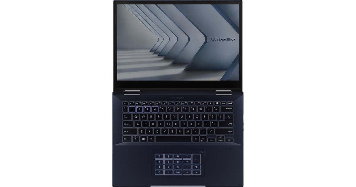 ASUS ExpertBook B7 Flip (B7402FVA-P60054X), Notebook(Windows 11 Pro 64-Bit, 35.6 cm (14 Zoll) & 120 Hz Display, 512 GB SSD)