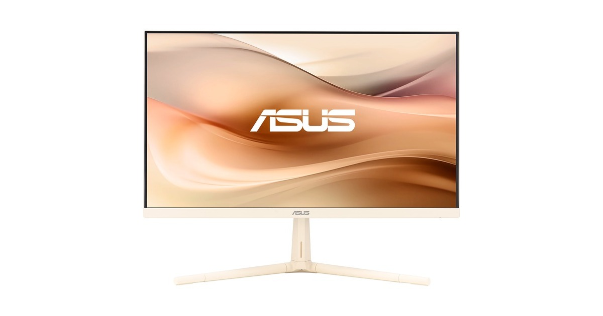 ASUS EyeCare VU279CFE-M, Gaming-Monitor(69 cm (27 Zoll), hellbeige, FullHD, IPS, USB-C, Adaptive-Sync, 100Hz Panel)