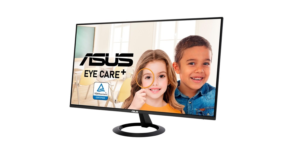 ASUS Eye Care VZ24EHF, Gaming-Monitor(61 cm (24 Zoll), schwarz, FullHD, IPS, HDMI, Adaptive Sync, 100Hz Panel)