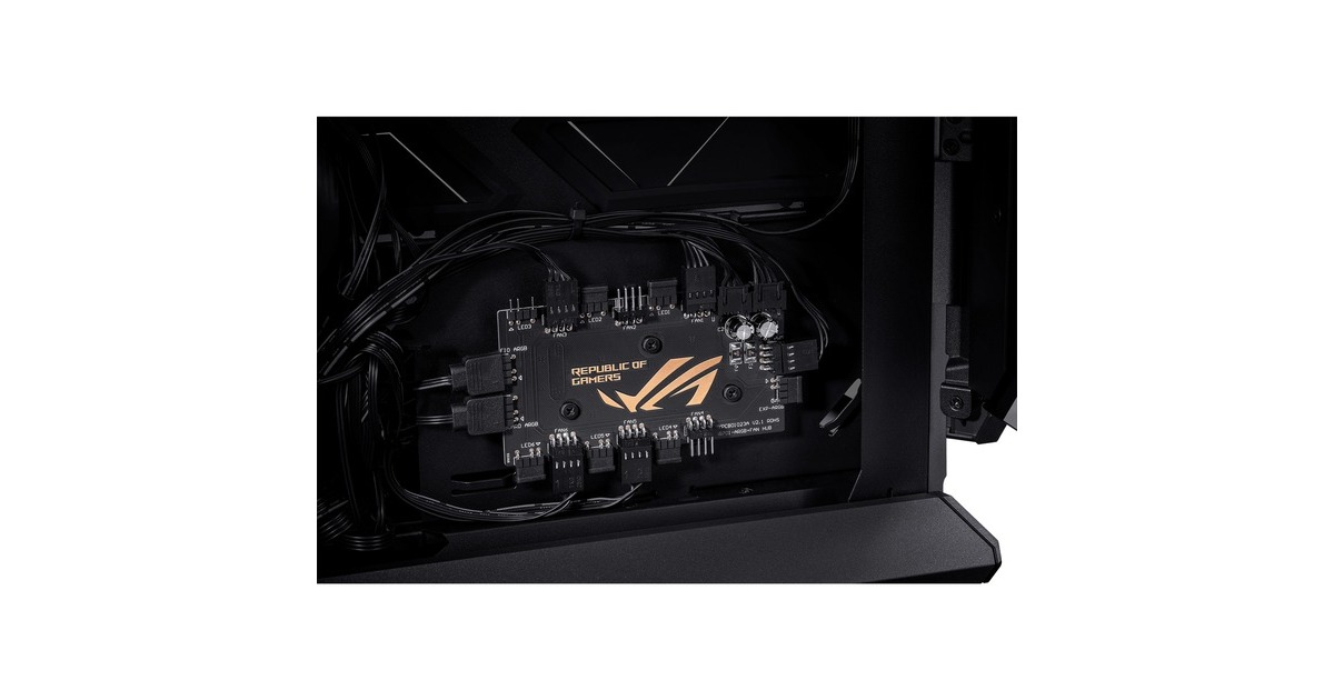 ASUS GR701 ROG Hyperion, Tower-Gehäuse(schwarz, Tempered Glass)