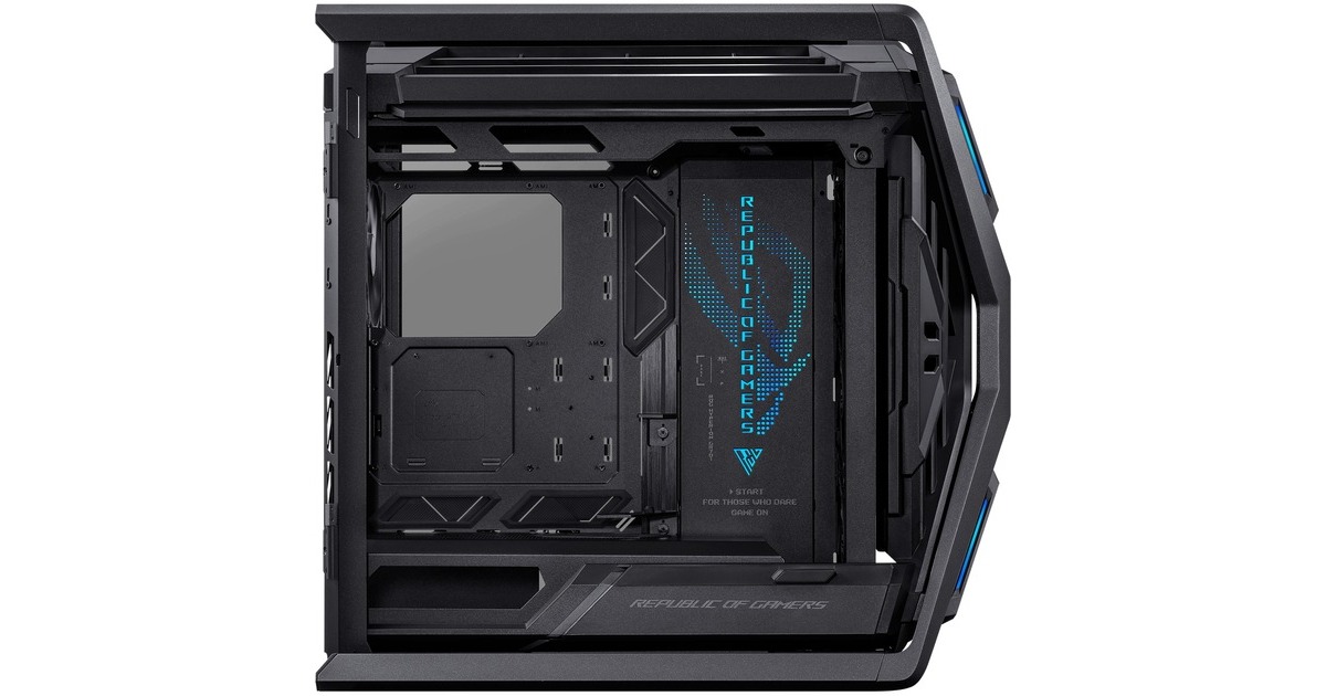 ASUS GR701 ROG Hyperion, Tower-Gehäuse(schwarz, Tempered Glass)