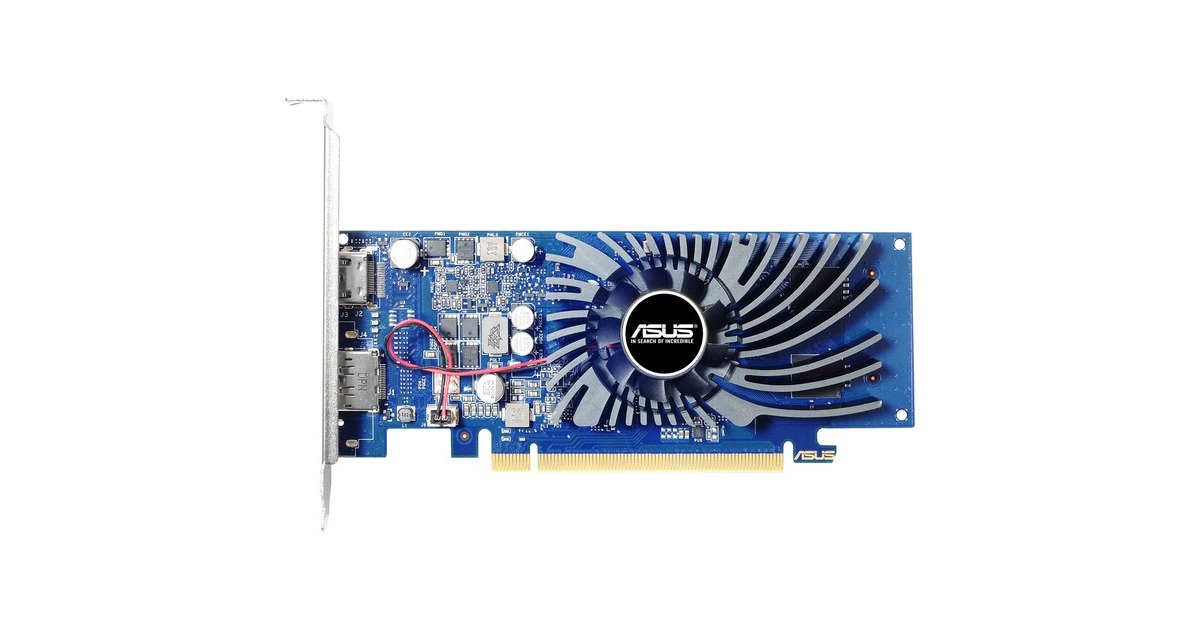 ASUS GeForce GT1030-2G-BRK, Grafikkarte(1x HDMI, 1x DisplayPort)