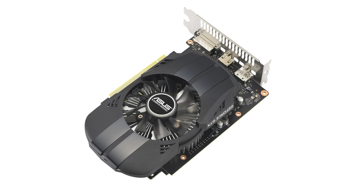 ASUS GeForce GTX 1630 PH EVO, Grafikkarte(1x DisplayPort, 1x HDMI, 1x DVI-D)